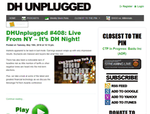 Tablet Screenshot of dhunplugged.com